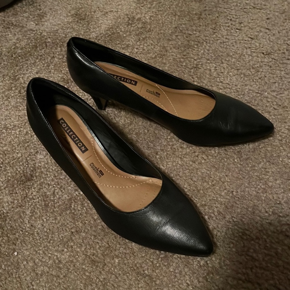 Clarks Black High Heels